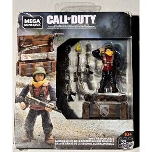 Mega Construx Call of Duty WWII Weapon Crate 33 pcs GCN92 Activision NIB NEW